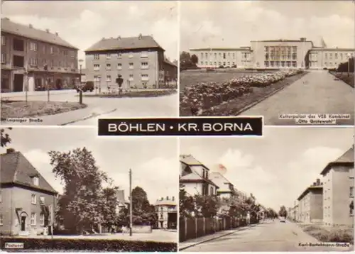 11769 Multi-image Ak Boehlen Kreis Borna 1972