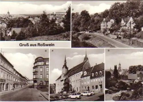 11732 Mehrbild Ak Gruss aus Rosswein 1982