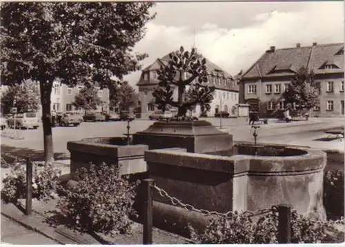 11725 Ak Weißenberg (Kr. Bautzen) Fontaine du marché 1982