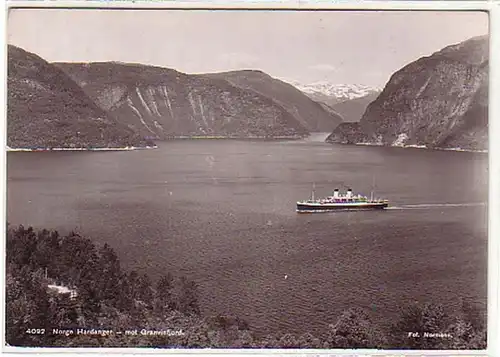 11726 Ak Hardanger mot Granvinfjord Norwegen um 1940