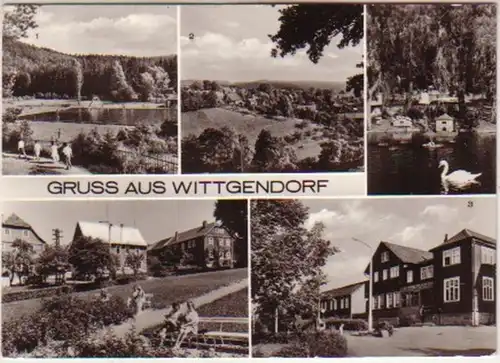 11724 Multi-image Ak Gruss de Wittgensdorf 1978