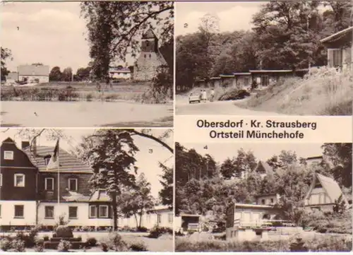 11720 Mehrbild Ak Obersdorf Kreis Strausberg 1980