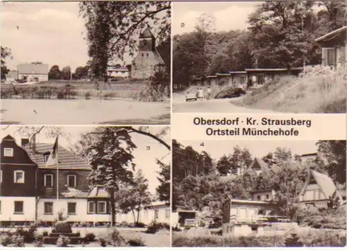 11720 Multi-image Ak Obersdorf Kreis Strausberg 1980