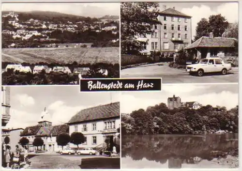 11717 Mehrbild Ak Ballenstedt am Harz 1984