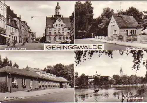 11716 Mehrbild Ak Geringswalde Kurze Straße usw. 1982