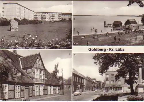 11714 Multi-image Ak Goldberg Kreis Lübz 1984