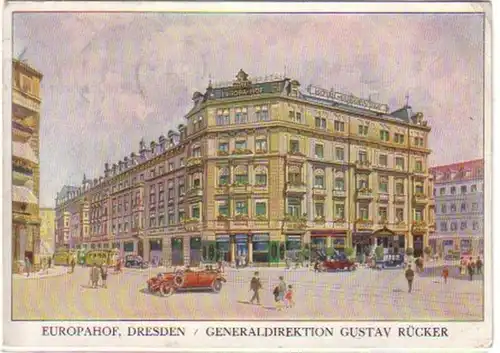 11702 Ak Dresden Europahof Direction générale 1930