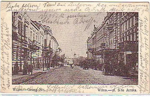 11673 Feldpost Ak Vilnius Georgstrasse 1915