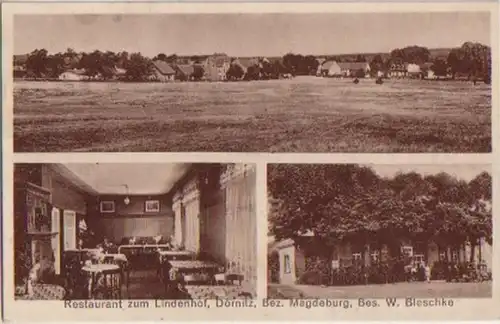 11667 Ak Dörnitz Restaurant zum Lindenhof 1933