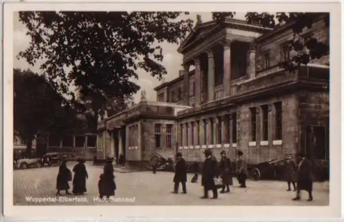 11661 Ak Wuppertal Elberfeld gare centrale 1933