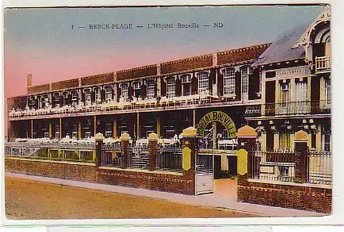11650 Ak Berck Plage L'Hopital Bouville um 1920