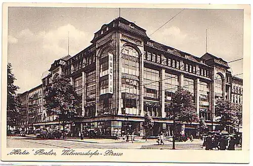 11654 Ak Berlin Hertie Wilmersdorfer Strasse vers 1940