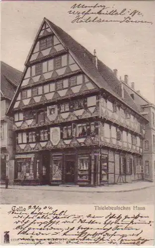 11629 Ak Celle Thielebelulsche Haus 1904