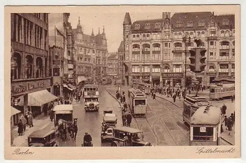 11584 Anlaß Ak Berlin Spittelmarkt mit Verkehr 1931