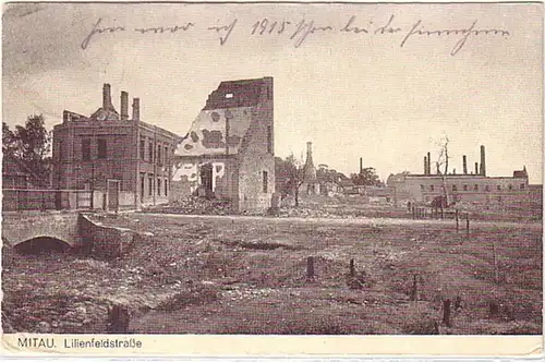 11575 Fedlpost Ak Mitau Lettland Lilienfeldstrasse 1918