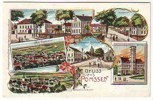 11570 Ak Lithographie Greuss de Pomssen 1908