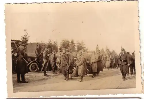 11567 Photo originale de la Russie Prisonnier à Vitebsk 2e guerre mondiale