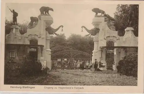 11555 Ak Hamburg Stellingen Hagenbecks Tierpark um 1920