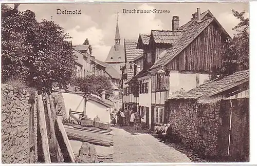 11540 Ak Detmold Bruchmauer Strasse um 1910