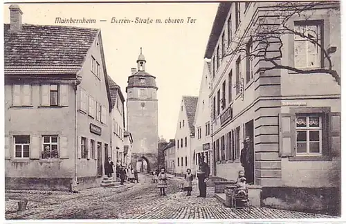11539 Ak Mainbernheim Herrenstrasse Porte supérieure vers 1910