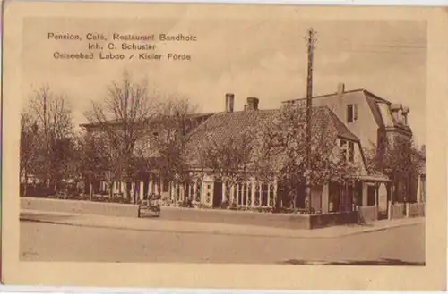 11537 Ak Balte Laboe Restaurant Bandholz vers 1930
