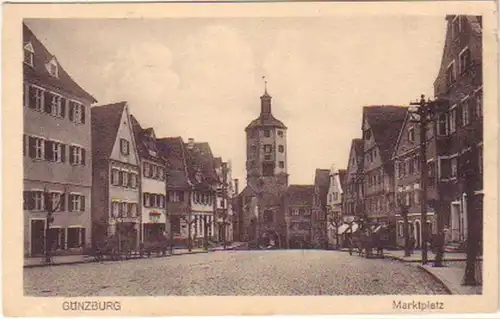 11533 Ak Günzburg Marktplatz um 1930