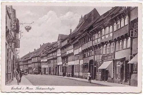 11511 Ak Einbeck à Hanovre Tiedeseerstraße vers 1940