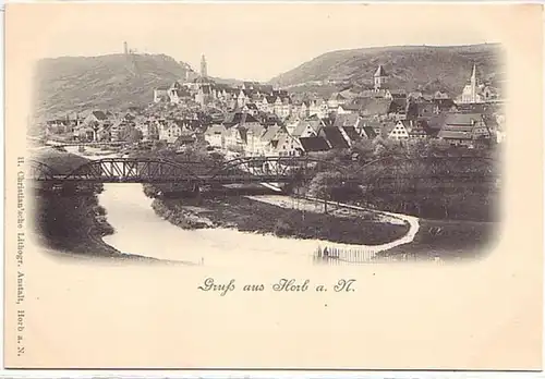 11495 Ak Gruss aus Horb am Neckar um 1900