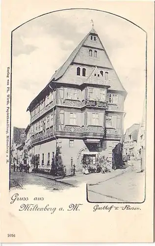 11485 Ak Gruß aus Miltenberg a.M. Gasthof um 1900