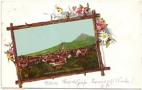11482 Ak Reutlingen in Württemberg 1901