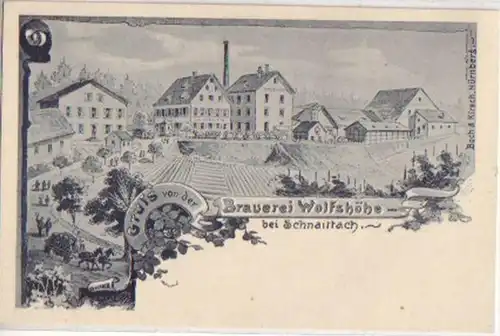 11472 Ak Brasserie Wolfshöhe près de Schnaittach vers 1900