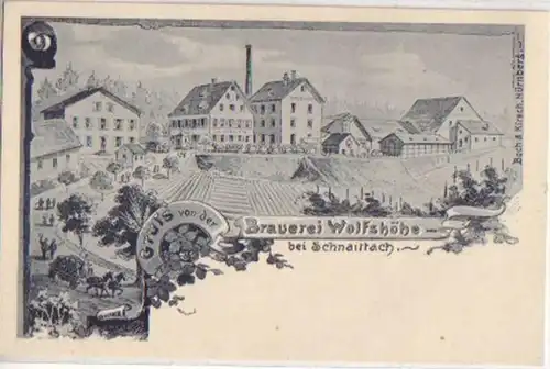 11472 Ak Brauerei Wolfshöhe bei Schnaittach um 1900