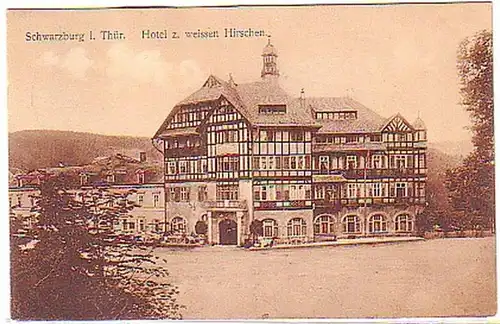 11449 Ak Schwarzburg in Thüringen Hotel um 1920
