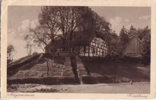11444 Ak Angermänden Forsthaus 1928