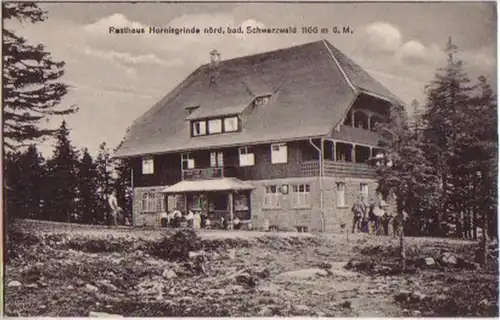 11435 Ak Rasthaus Hornisgrinde badischer Schwarzwald