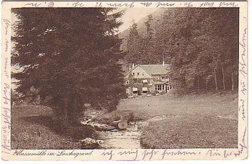 11428 Ak Massemühle dans le fond de la laucha 1925