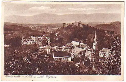 11425 Ak Badenweiler avec Rhin et Vosges 1934