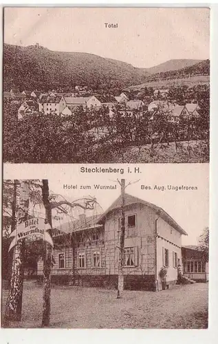 11422 Ak Sticklenberg i.H. Hotel zum Wurmtal 1920