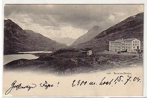11410 Ak Bernina Hospiz Suisse 1904