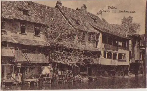 11385 Ak Erfurt Maisons sur le sable de Junker 1927