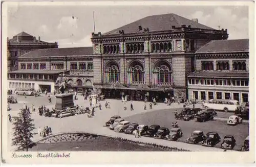 11384 Ak Hannover gare centrale 1955
