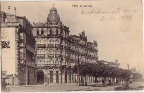 11377 Ak Vigo Espagne El Arenal vers 1910