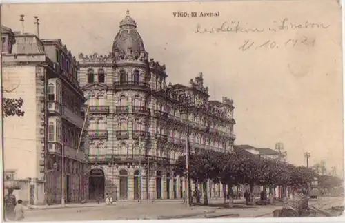 11377 Ak Vigo Spanien El Arenal um 1910