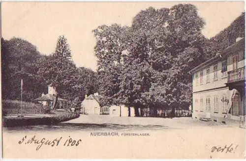 11350 Ak Auerbach Fürstenlager 1905