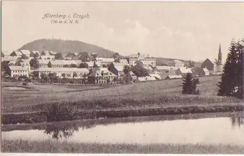 11342 Ak Altenberg dans les Monts Métallifères Vue totale vers 1920