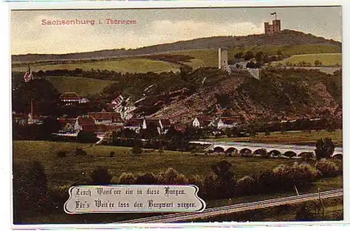 11319 Ak Sachsenburg in Thuringe 1907