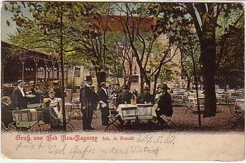 11318 Ak Gruß aus Bad Neu Ragoczy Gasthaus 1903