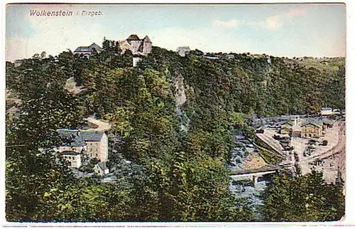 11313 Ak pierre de nuage dans les montagnes de l'Arche Vue totale 1907