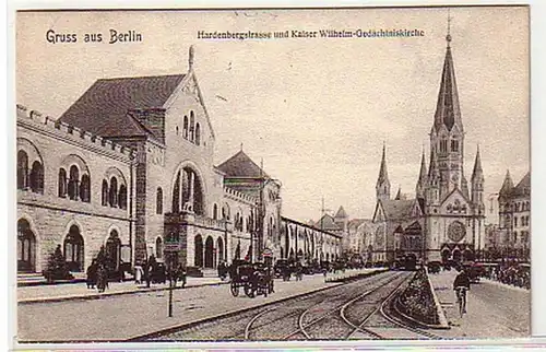 11112 Ak salutation de Berlin Hardenbergstrasse 1911