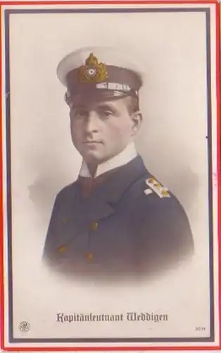 11254 Ak Kapitänleutnant Otto Weddigen um 1915